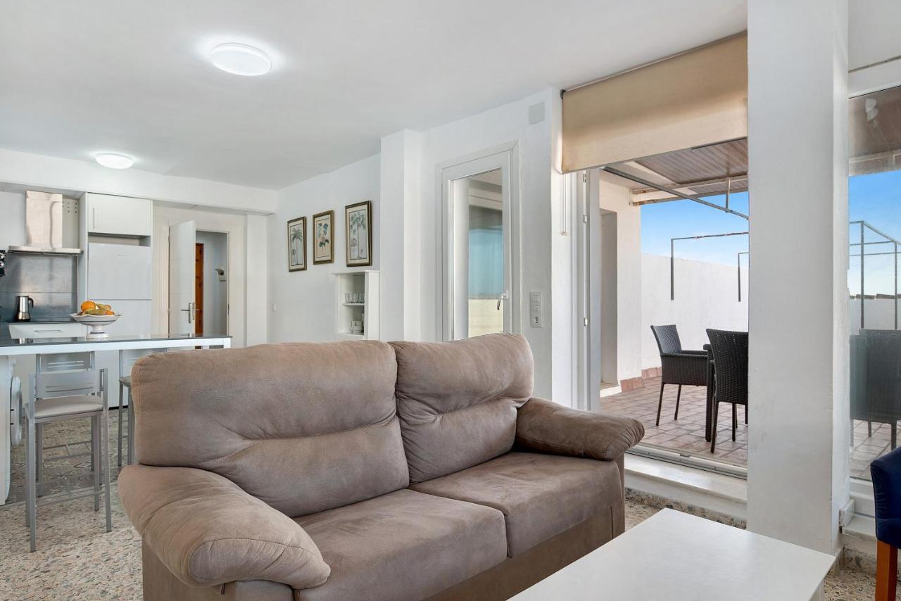 Atico Conil Vistas - Solo Familias Apartment Conil De La Frontera Bagian luar foto