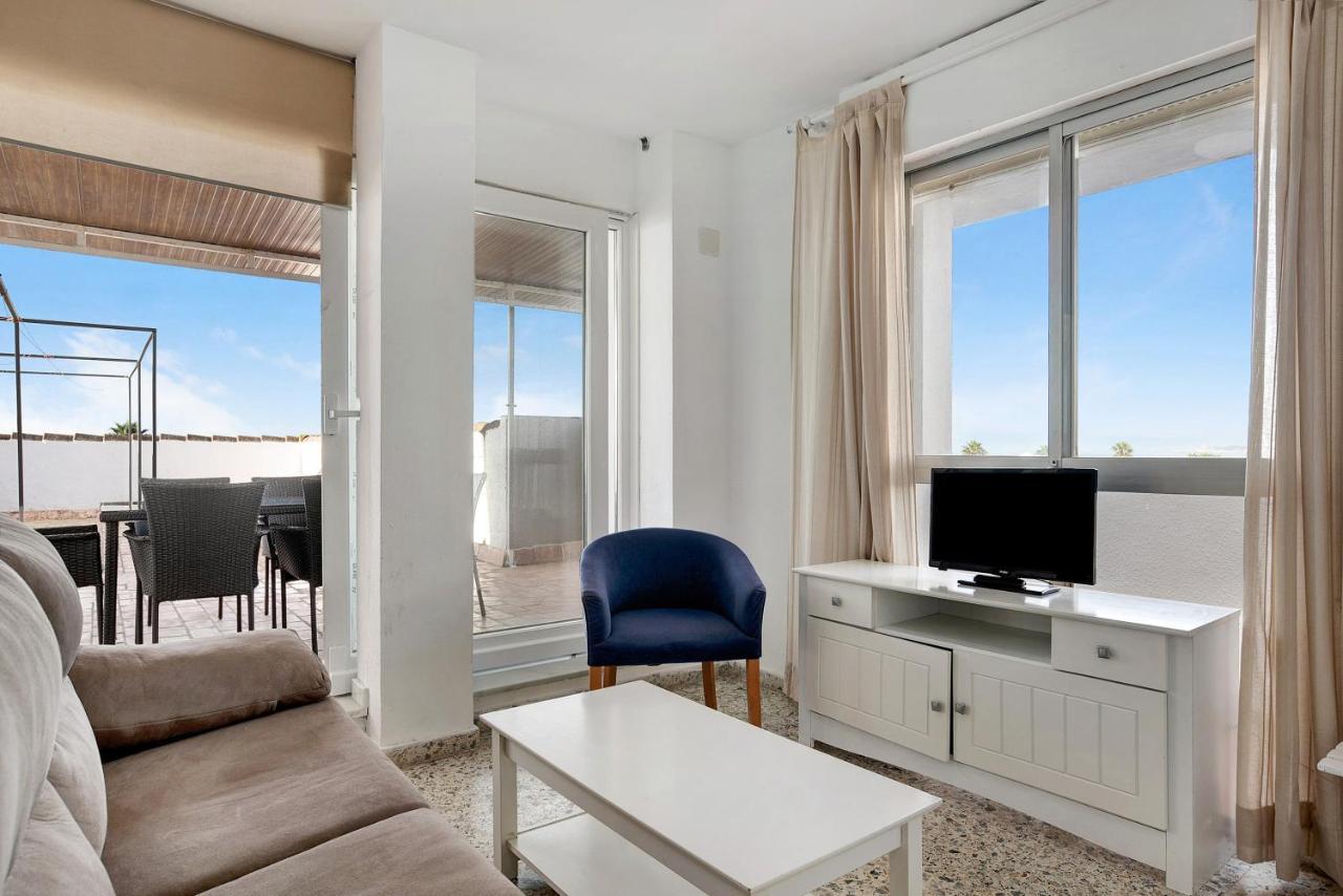 Atico Conil Vistas - Solo Familias Apartment Conil De La Frontera Bagian luar foto